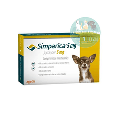 Simparica 1,3 - 2,5 kg (Antiparasitario Externo)