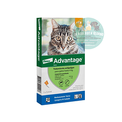 Advantage Gatos hasta 4 kg (Antiparasitario Externo)