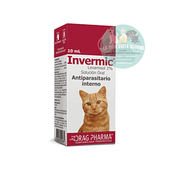 Invermic Cat Gotas 10 ml (Antiparasitario Interno)