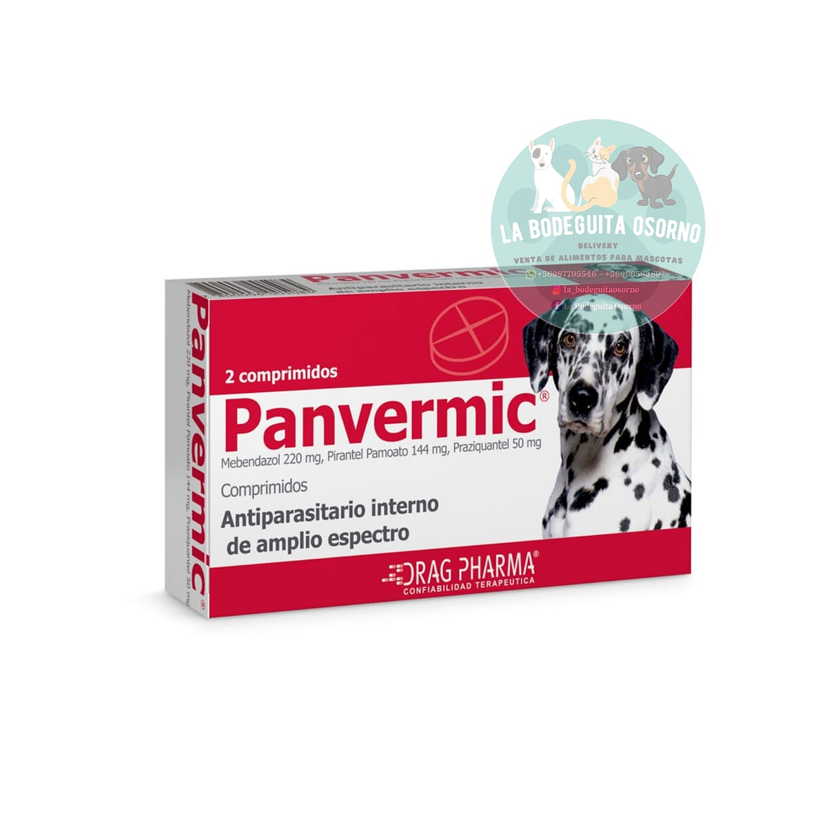 Panvermic 2 Comprimidos (Antiparasitario Interno)