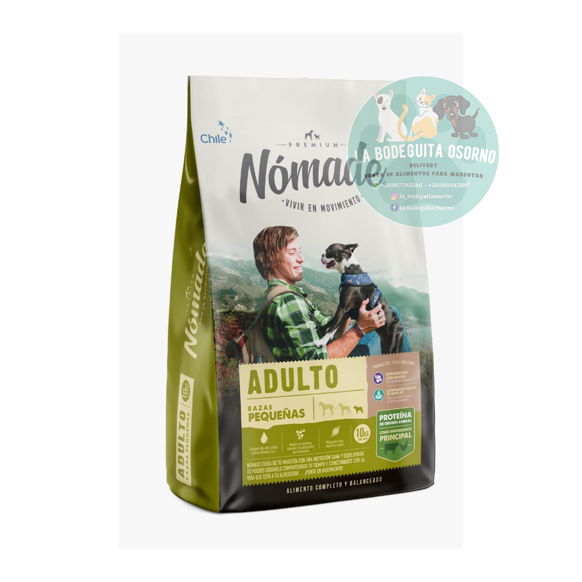 Nómade Adulto Razas Pequeñas 10 Kg 9196