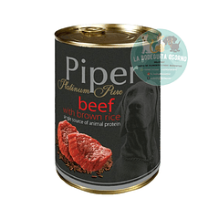 Lata Piper Dog Beef 400 gr