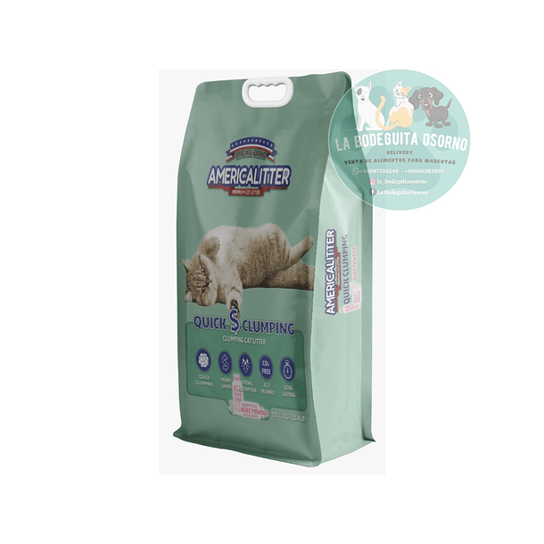 America Litter Quick Clumping 7 kg 2