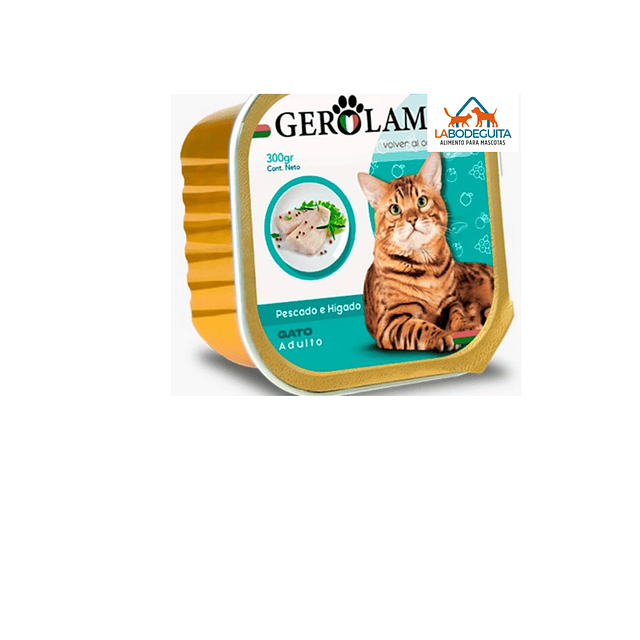 Pate Gerolamo Gato Pescado 300 Gr