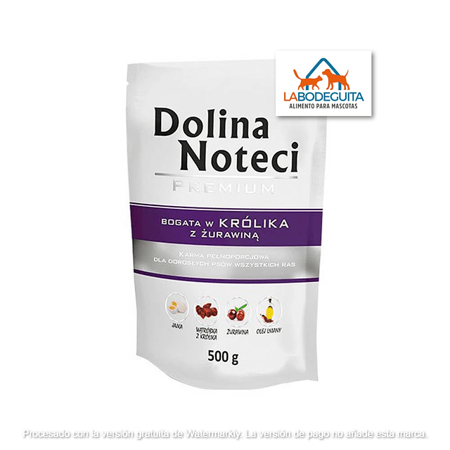 Dolina Noteci Conejo / Arandanos 500 y 800 grs