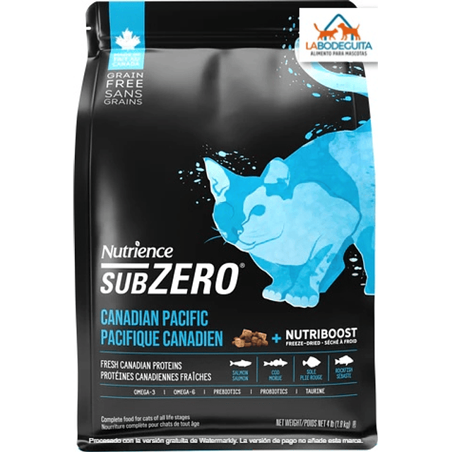 Nutrience Gato Subzero Canadian Pacific