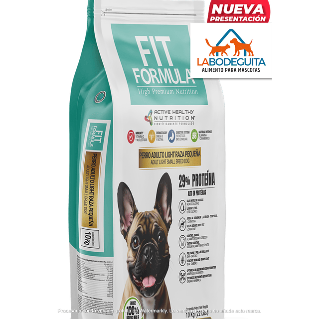 Fit Formula Raza Pequeña Ligth 10 kg