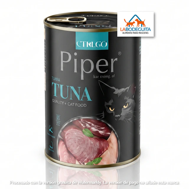 Latas Piper Gatos Nutrición Completa