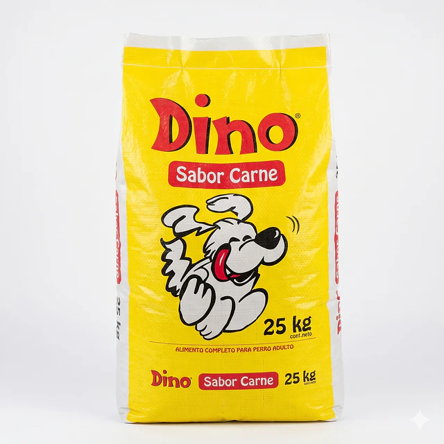 Dino Sabor Carne - 25 kg de Sabor Irresistible