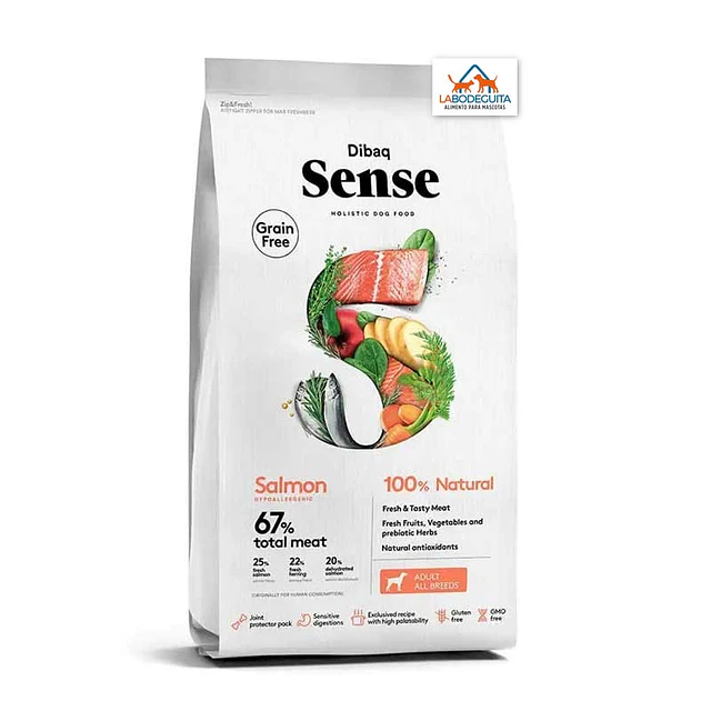 Sense Salmón (Grain Free) – Hipoalergénico Premium