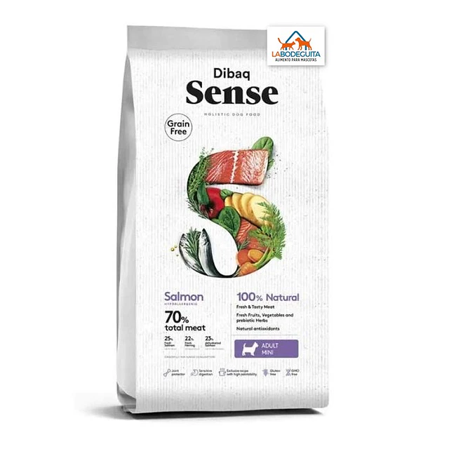 Sense Salmón Adult Mini (Grain Free) – Hipoalergénico Premium