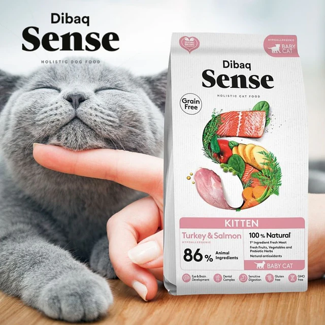 Sense Kitten Pavo y Salmón (Grain Free) – Hipoalergénico Premium para Gatitos