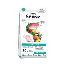 Sense Sterilized Pollo y Pato (Grain Free) – Hipoalergénico Premium para Gatos Adultos