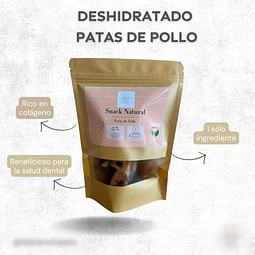 Snack Para Perritos Patitas de Pollo Deshidratadas 