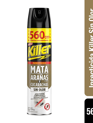 Insecticida Killer Araña Sin Olor 560cc