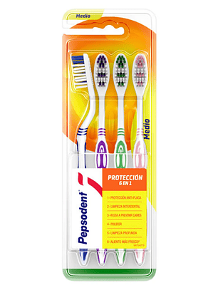Pack Cepillo Dental Pepsodent x 4 Und