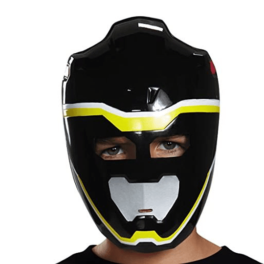 Máscara Power Ranger Negro Dino Charge