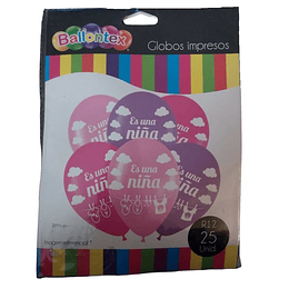 Globos " Es una niña"