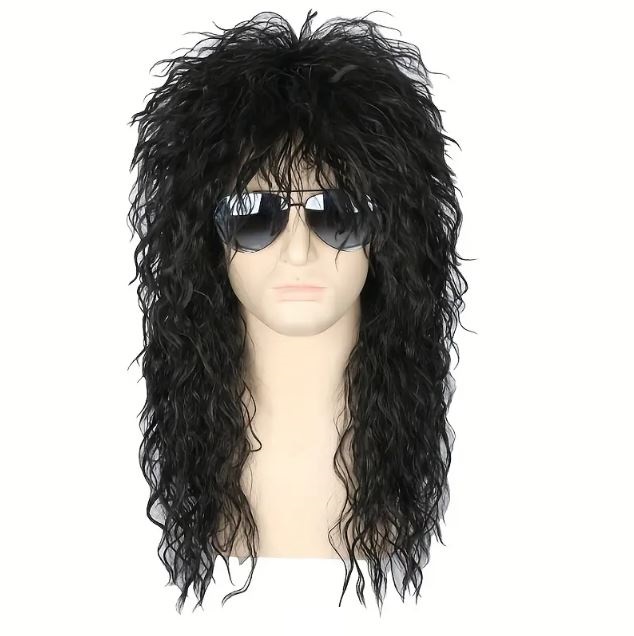 Peluca Rock Star / Ochentero