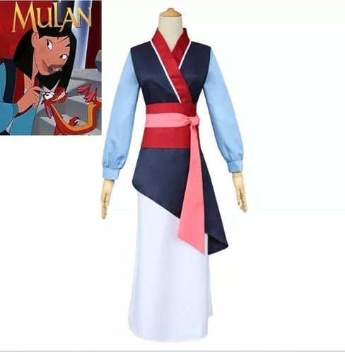 Princesas Disney Mulan Con Vestido Disney Mulan Vestido Azul Mulan