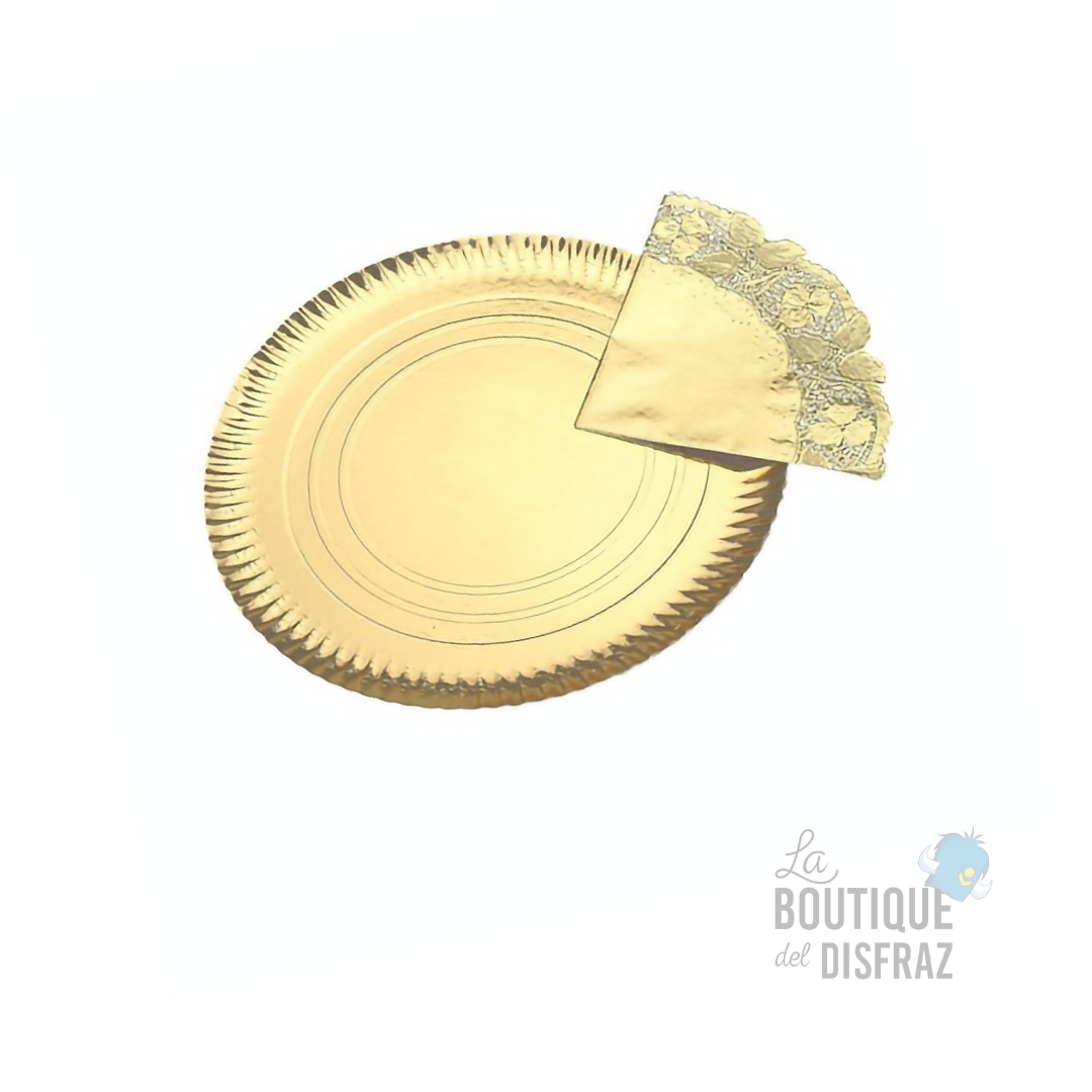 Plato Blonda Golden Redondo