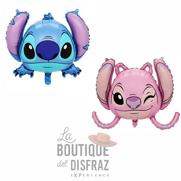 GLOBO Cabeza grande Stitch o  Ángel 1