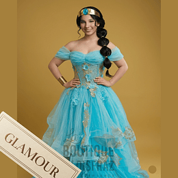 ARRIENDO Vestido Quinceañera / Jazmín glamour - Aladino