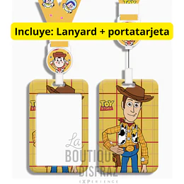 Lanyard + Portatarjeta Toy Story