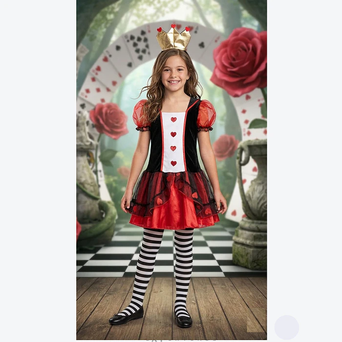 ARRIENDO Reina de Corazones talla 10/12 - Alicia en el País de las Maravillas