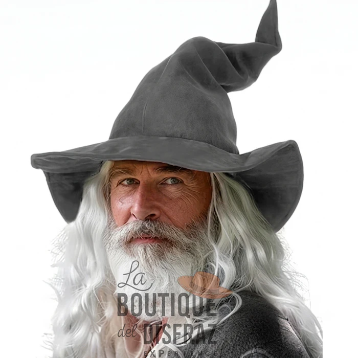 Sombrero de Mago Gris  Estilo Gandalf