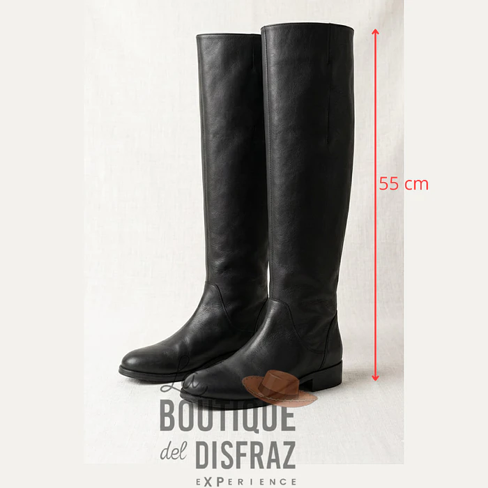 ARRIENDO Botas altas negras mujer. Estilo Gata con Botas / Pirata -  Nro. 38/39 2