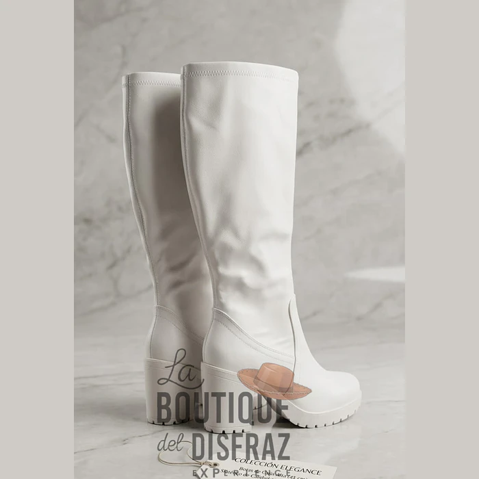 ARRIENDO Botas Altas Blancas (41 cm) 2
