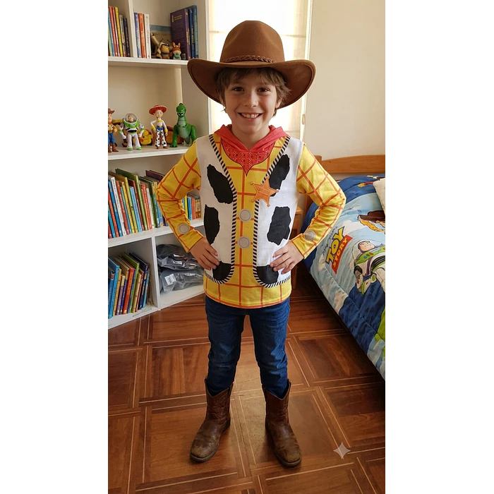 Polera de Vaquero Estilo Woody para Niños - Toy Story