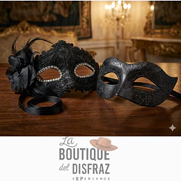 Set de 2 Máscaras Venecianas - Estilo Elegante