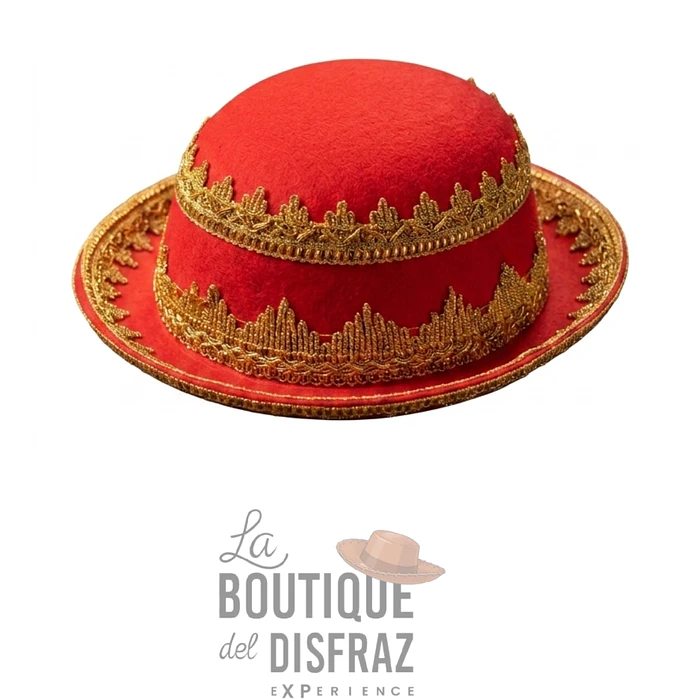Sombrero Gorro Baile Sambo Caporal, Tirana o Diablada para Mujer