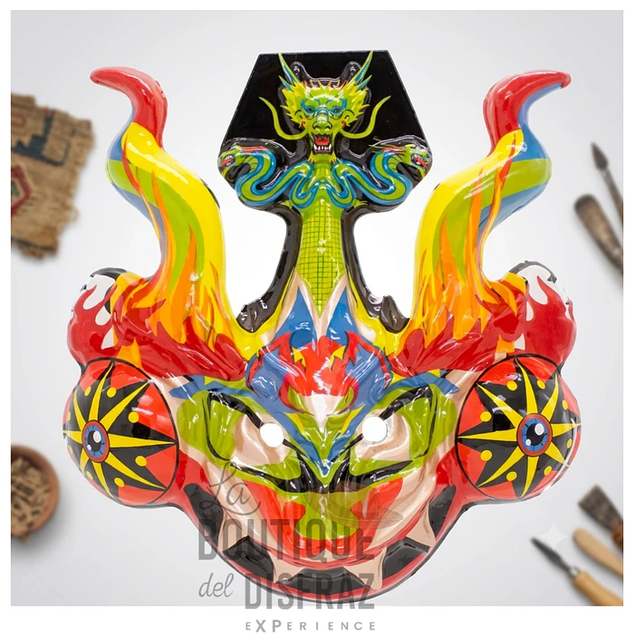 Máscara de Diablada - Versión Económica para Danza y Carnaval