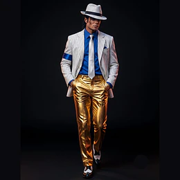 ARRIENDO Traje Versión Smooth Criminal de Michael Jackson (Talla L/XL)