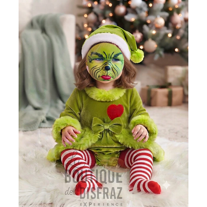 ARRIENDO  Grinch / Duende Navideña para Bebé - Talla 12/18 Meses 2