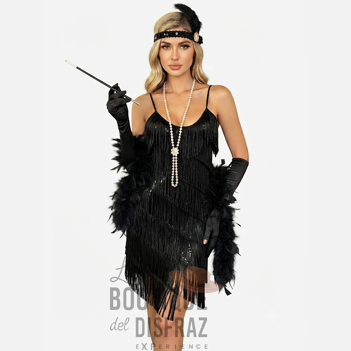 ARRIENDO Charleston - Vestido Años 20 Estilo Gatsby