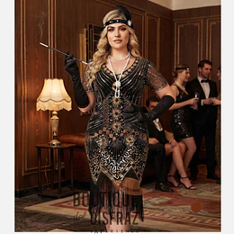 ARRIENDO Charleston - Vestido Años 20
