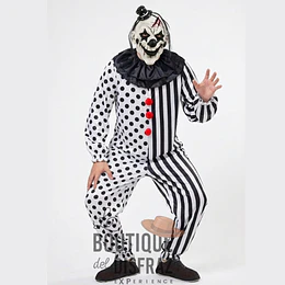 Arriendo de Disfraz de Payaso Siniestro estilo Terrifier