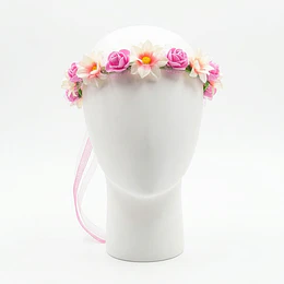 Cintillo flores con luces, primavera