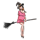 Logo de La Bruja Rosa Poderosa