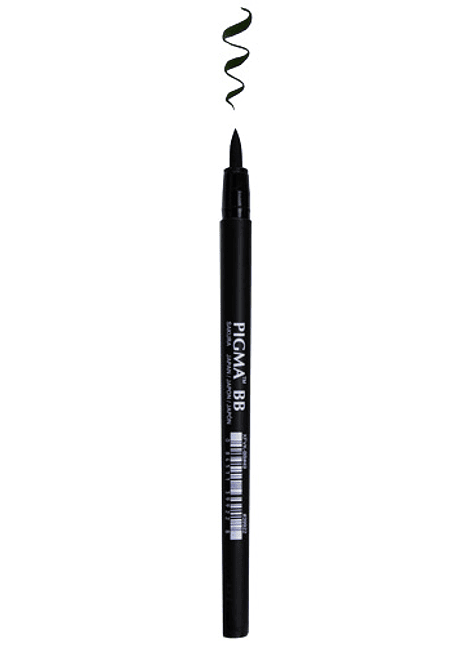 Lápiz Pigma Brush Negro BB 