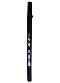 Lápiz Pigma Brush Negro BB 