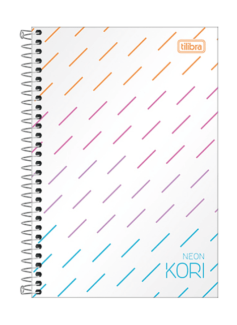 Libreta Neón Kori, Hojas de Colores 11x15,4 cms, Tilibra