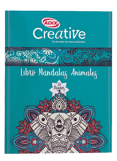 Libro para colorear mandala animales