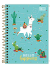 LIBRETA HELLO HAPPINESS  1/4  14X20 CMS LINEAS, TILIBRA