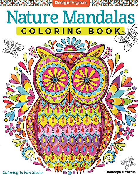 LIBRO PARA COLOREAR NATURE MANDALAS, LBL