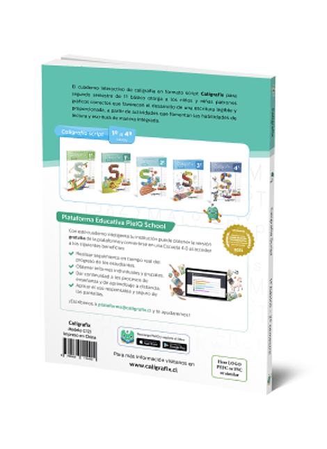 Caligrafia Script 1° Básico 2° Semestre